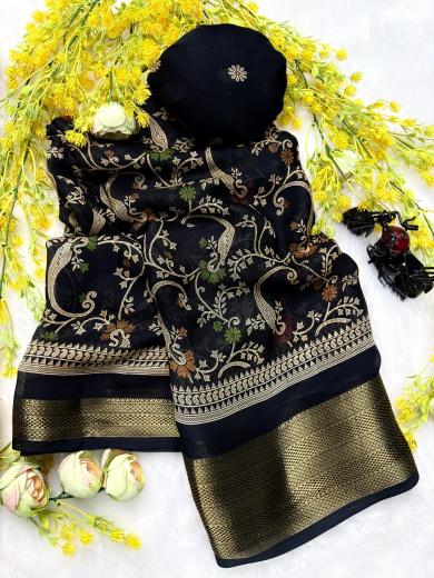 Vastrangan ajrakh print best wholesale sarees in surat